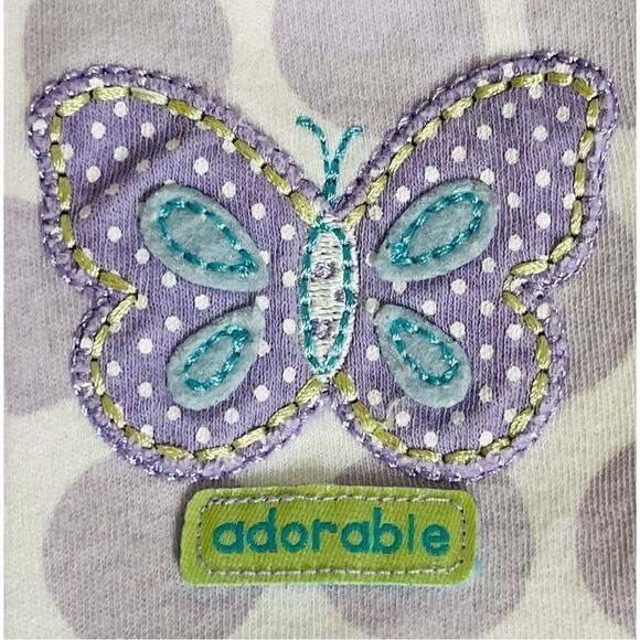 Girls Bundle  3 Bodysuits  Size NB, 0-3m   EUC - Picture 3 of 16